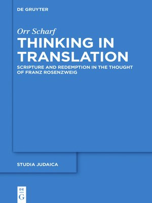 cover image of Thinking in Translation
